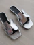 Chanclas plata - tienda online