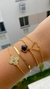 Pulseira Coração Riscado Vazada - comprar online