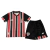 Kit Infantil São Paulo II 24/25 Vermelho e preto