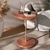 Mesa de Apoio Lateral Oval Bonny Terracota