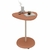 Mesa de Apoio Lateral Oval Bonny Terracota na internet