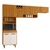 Cozinha Compacta Minasse 5 Peças Freijó com Ripado/Off White - ArteCasa - Móveis e Decorações