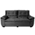 Conjunto Sofá 2 e 3 Lugares Premium Plus Boucle Grafite - loja online