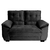 Conjunto Sofá 2 e 3 Lugares Premium Plus Boucle Grafite - ArteCasa - Móveis e Decorações