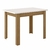 Conjunto Mesa de Jantar Lima 4 Lugares Carvalho/Off White - ArteCasa - Móveis e Decorações