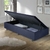 Base Box Baú para Cama de Solteiro 88x188cm Preto