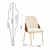 Conjunto Mesa de Jantar 136cm Mayara Off White c/8 Cadeiras Moscou Boucle Terracota - loja online