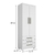 Guarda Roupa Solteiro Cannes 2 Portas 3 Gavetas Branco - Artecasa