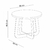 Conjunto Sala De Estar Buffet, Mesa de Apoio e Mesa De Centro Charlie Carvalho/Off White - comprar online