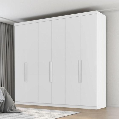 Guarda Roupa Casal Evelize 6 Portas 4 Gavetas - comprar online