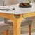 Mesa Maitê 160cm com Vidro Cedro/Off White na internet