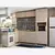 Cozinha Modulada de Canto 5 Peças com Armário Balcões e Paneleiro Vanilla/Graff Liza