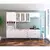 Cozinha Modulada 5 Peças sem Tampo de 120 Branco Rubi Branco Polar/Branco Pet