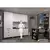 Cozinha 5 Peças com Tampo e Bancada com Painel Rubi Branco Polar/Branco Pet/Preto - comprar online