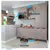 Cozinha Modulada 5 Peças com Paneleiro Balcões Aéreos e Tampo Cinammon/Beige Lisboa - Artecasa