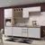 Cozinha Completa Modulada 5 Peças com Torre Microondas Vanilla/Branco Liza