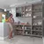 Cozinha Modulada 5 Peças com Balcões Aéreos Vidro Reflecta e Tampo Cinammon/Cumaru Lisboa - comprar online