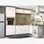 Cozinha Modulada de Canto 5 Peças com Armário Balcões e Paneleiro Vanilla/Branco Liza