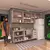 Cozinha Modulada 5 Peças com Balcões Aéreos Vidro Reflecta sem Pia Cinammon Lisboa - comprar online