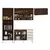Cozinha Modulada com Tampo 4 Peças Nogueira Dourado/Kashmir Anna - comprar online