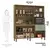 Cozinha Compacta 7 Portas e 2 Gavetas com Tampo Carvalho/Avelã/Verde - comprar online