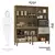 Cozinha Compacta 7 Portas e 2 Gavetas com Tampo Carvalho/Avelã/Cinammon - comprar online