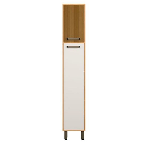 Paneleiro Simples Minasse 40 cm Freijó/Off White