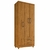 Guarda Roupa Solteiro Hugo 3 Portas 2 Gavetas Cedro - comprar online