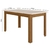 Conjunto Mesa de Jantar Lima 6 Lugares Carvalho/Off White - ArteCasa - Móveis e Decorações