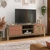 Rack Ninive para TV até 65" 1 Porta 2 Gavetas Carvalho/Terracota