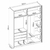 Guarda Roupa Casal 4 Portas com Espelho Anjus Nogueira Touch/Nude Prime - Artecasa