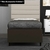 Base Box para Cama de Solteiro 88x188cm Suede Marrom - comprar online