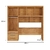 Guarda Roupa Casal 5 Portas 3 Gavetas Léon Cedro - ArteCasa - Móveis e Decorações
