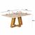 Mesa de Jantar Celena 170cm Tampo Chanfrado Curvo Para 4 Lugares Cedro/Quartzo - Artecasa
