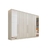 Guarda Roupa Lexus com Portas Ripadas com Espelho Off White na internet