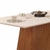 Conjunto Mesa de Jantar Dalila 1,80m Freijó/Off White c/ 6 Cadeiras Rita Cedro/Linho Neve na internet