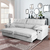 Sofá Retrátil e reclinável Absoluto 310cm Boucle Off White - comprar online