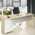 Mesa Escritório Arrial LD 4 Gavetas Carvalho/Branco na internet