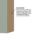 Armário Aéreo 60cm 2 Portas Silver Freijó/Verde Jade na internet