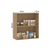 Armário Aéreo 80cm 2 Portas Silver Freijó/Cinza Puro - comprar online
