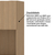 Armário Aéreo para Micro-ondas 60cm 2 Portas Silver Freijó/Freijó Brasil - ArteCasa - Móveis e Decorações