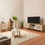 Sala De Estar Completa Até 75'' Rack, Buffet, Mesa De Centro e Apoio Charlie Carvalho/Off White