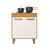 Balcão Minasse 2 Portas com Tampo 70cm Freijó/Off White - comprar online