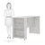 Bancada Mesa Gourmet para Cozinha 150cm X 97cm com 3 Prateleiras Marmore BP na internet