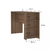 Bancada Mesa Gourmet para Cozinha 150cm X 97cm com 3 Prateleiras Nogueira Dourado - Artecasa