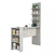 Bancada Mesa Gourmet para Cozinha com Painel Suprema Concreto - comprar online