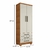 Guarda Roupa Solteiro Cannes 2 Portas 3 Gavetas Cedro/Areia - Artecasa