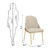 Conjunto Sala de Jantar Mesa Berlim 180cm Tampo Off White c/6 Cadeiras Moscou Linho Neve - loja online
