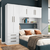 Guarda Roupa Casal 5 Portas 3 Gavetas Léon Branco - comprar online