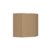 Armário Aéreo Canto Diagonal 74cm 2 Portas Silver Freijó/Cinza Puro - ArteCasa - Móveis e Decorações